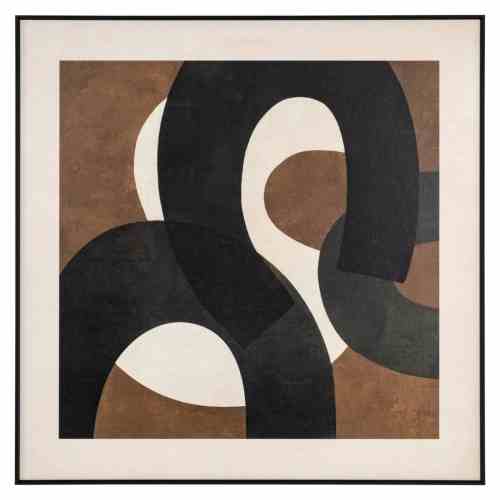 Wall art Euphoria brown left