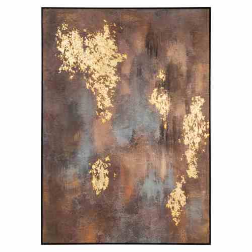 Wall art Golden gleam gold
