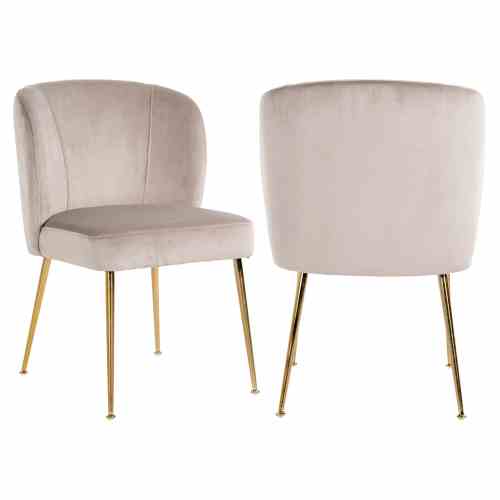 Dining chair Cannon khaki velvet