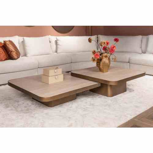 Coffee table Claridge beige 100x100 (cumulus)