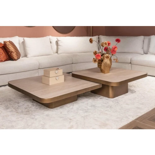 Coffee table Claridge beige 100x100 (cumulus)