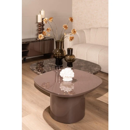 End table Almundi chocolat brown
