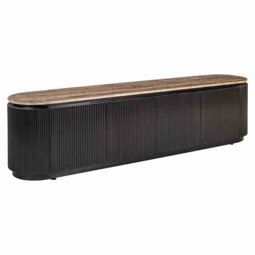 TV cabinet Russo ash brown 4-doors