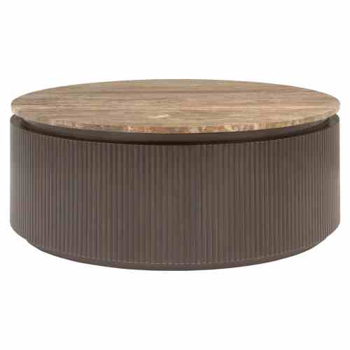 Coffee table Russo ash brown 90Ø