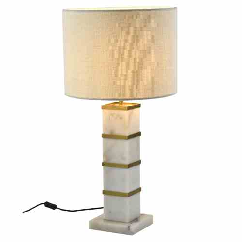 Table lamp Celinae white including lampshade
