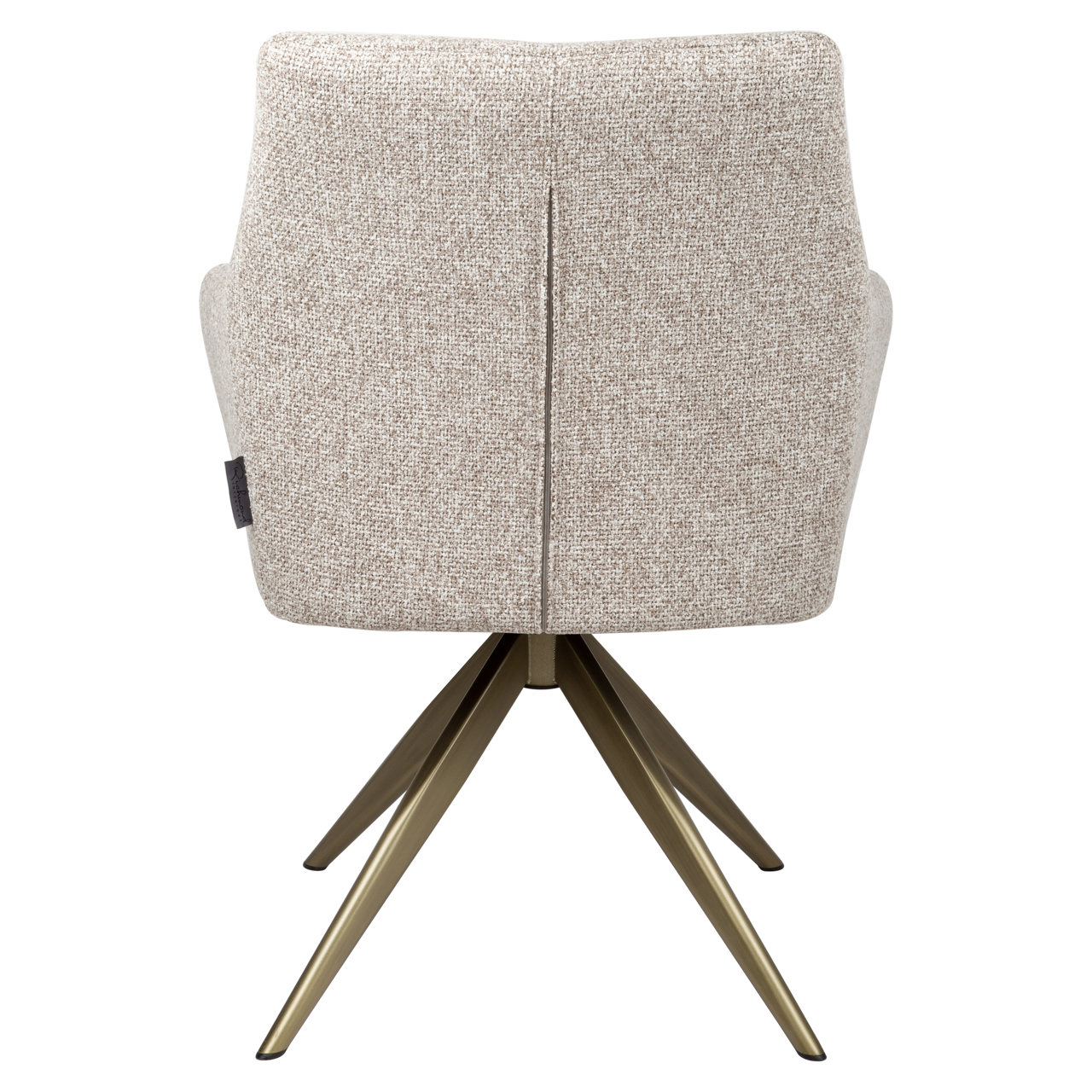 Dining chair Lisonne cayenne brown swivel fire retardant - Bilde 5