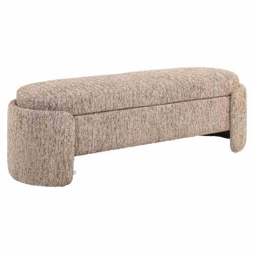Bench Cupid mocca linear with storage