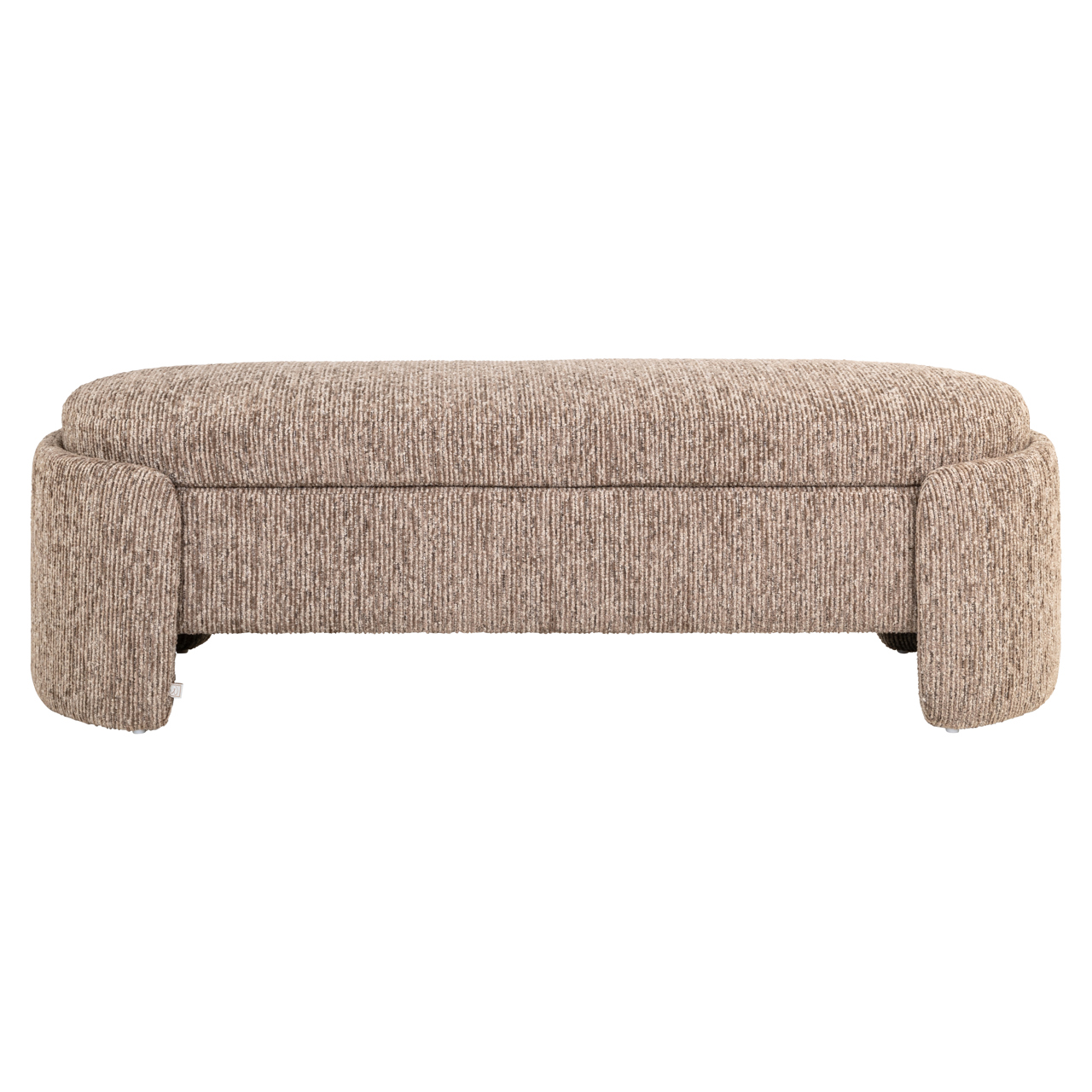 Bench Cupid mocca linear with storage - Bilde 2