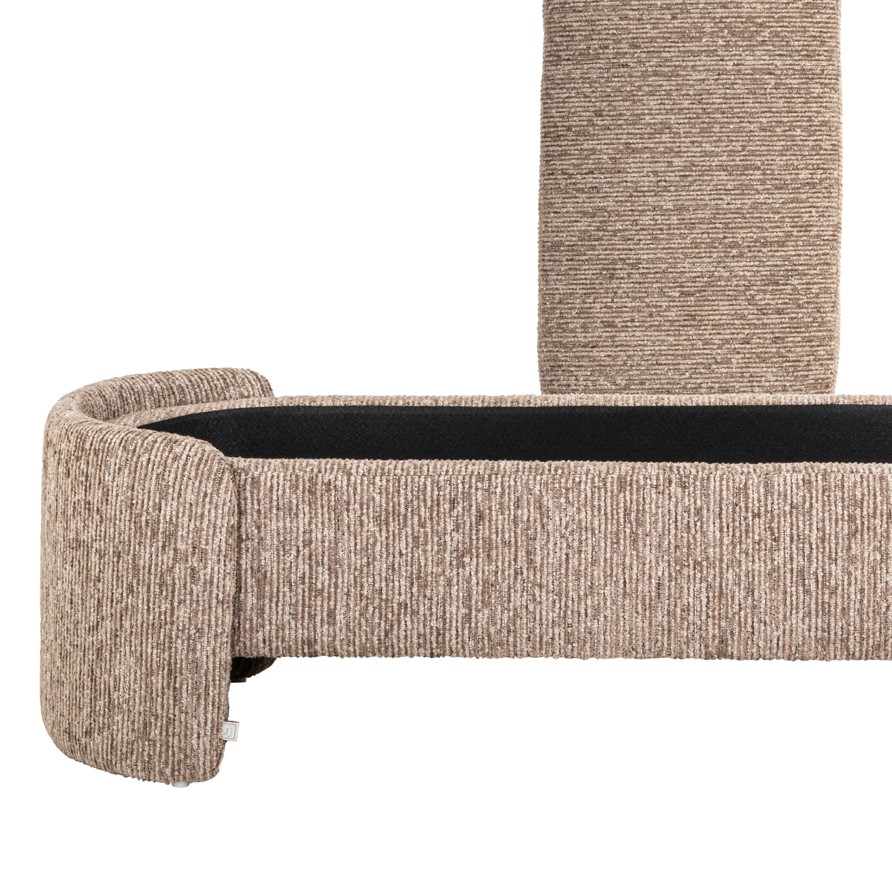 Bench Cupid mocca linear with storage - Bilde 4