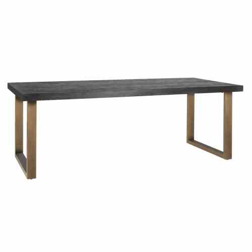 Dining table Blackbone Brass black rustic 180