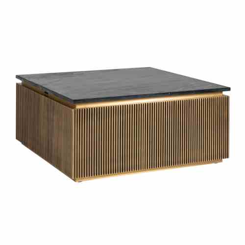 Coffee table Ironville gold 90x90
