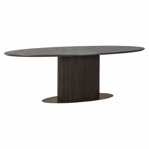 Dining table Luxor brown oval 235