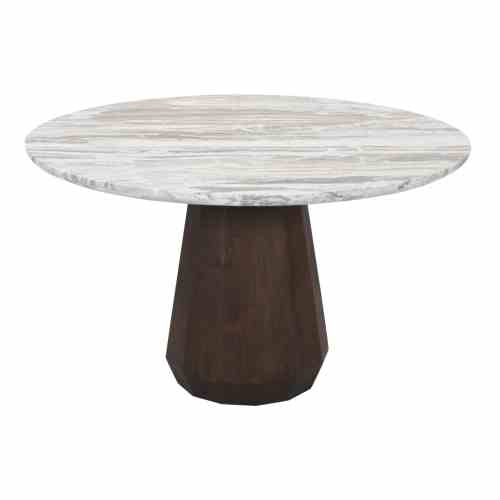 Dining table Oberoy Blush beige 130Ø