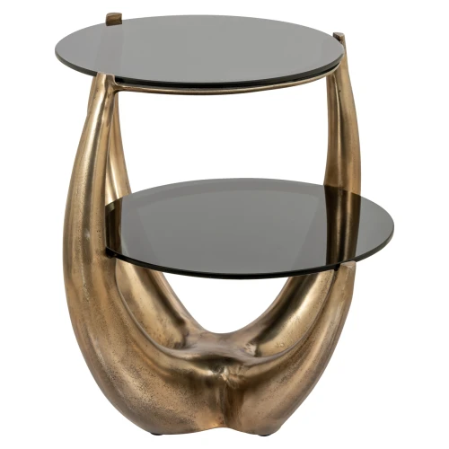 End table Aida gold
