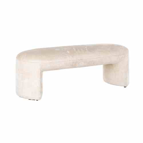 Bench Fargo white chenille