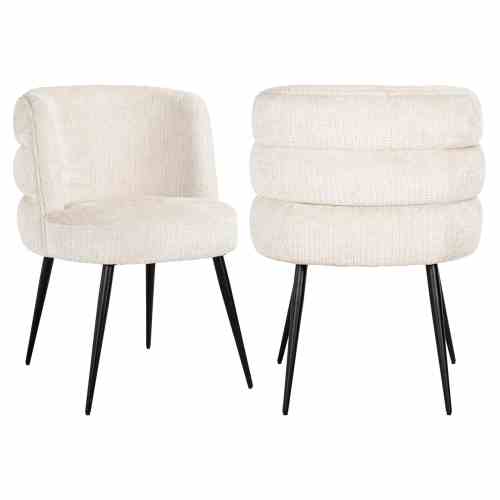 Dining chair Stella niagara beige fire retardant
