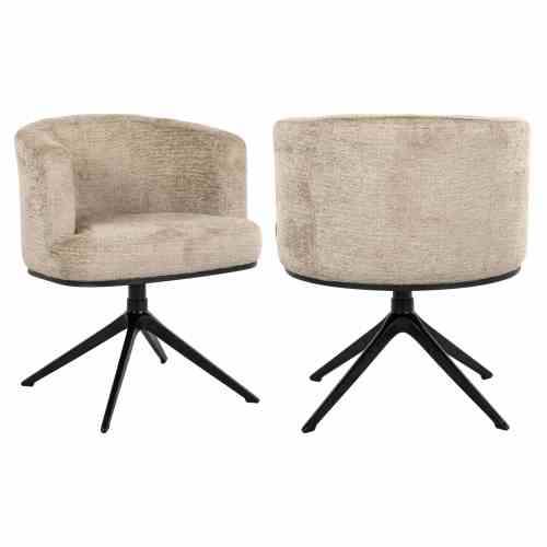Dining chair Cheyenne desert fusion swivel fire retardant