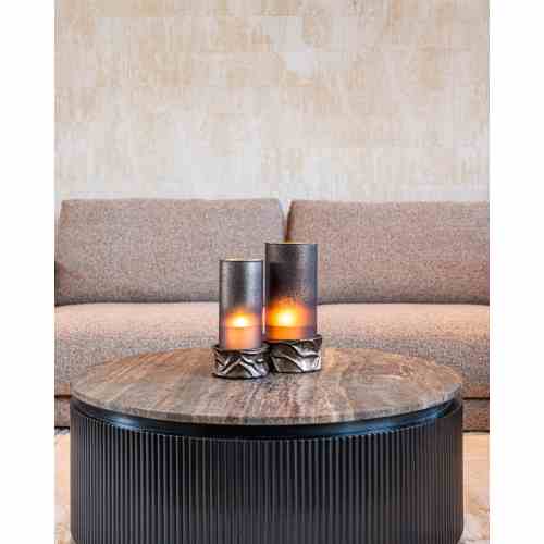 Coffee table Russo ash brown 90Ø
