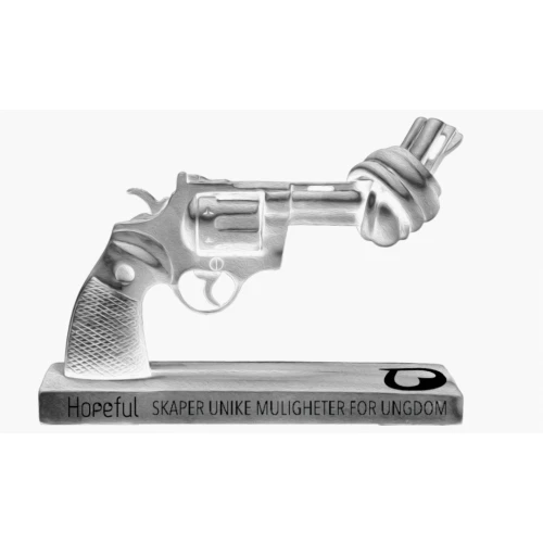 The Knotted Gun - Silver