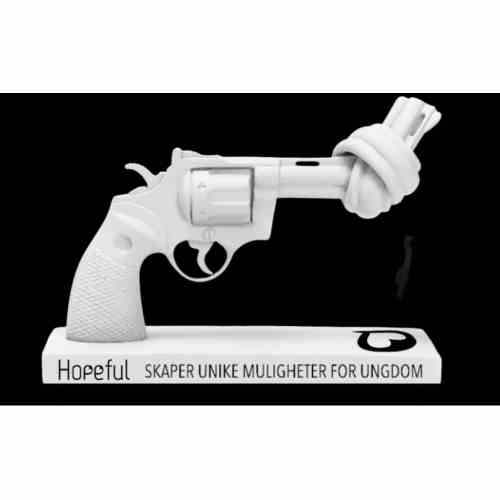 The Knotted Gun - White